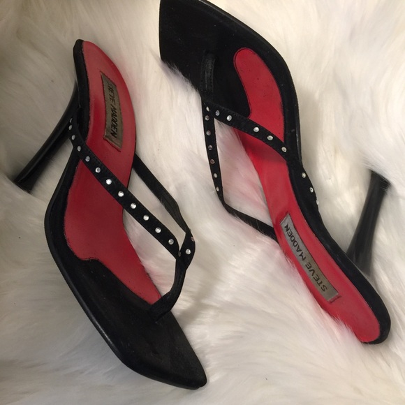 Shoes | Sleek Steve Madden High Heel Thong Sandals | Poshmark